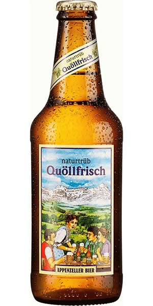 Appenzeller Quöllfrisch Naturtrüb 4.8% - 10 x 33 cl