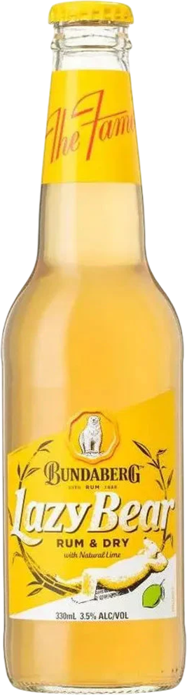 Bundaberg Lazy Bear Rum 3.5% - 33 cl