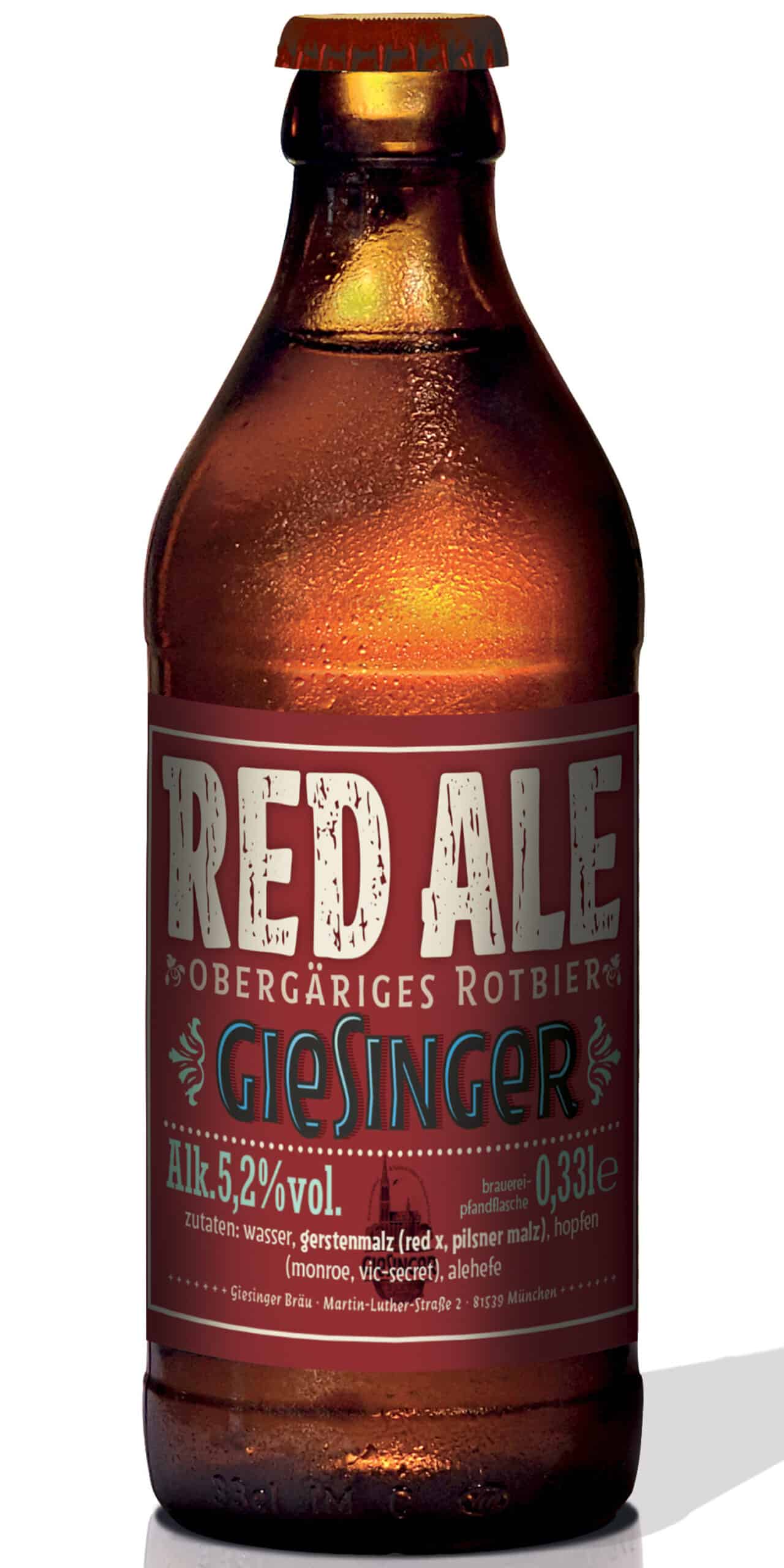 Giesinger Red Ale 5,2% Vol. 20 x 33 cl