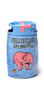 Delirium Tremens 8,5% - 2 x 5 Liter Partyfass