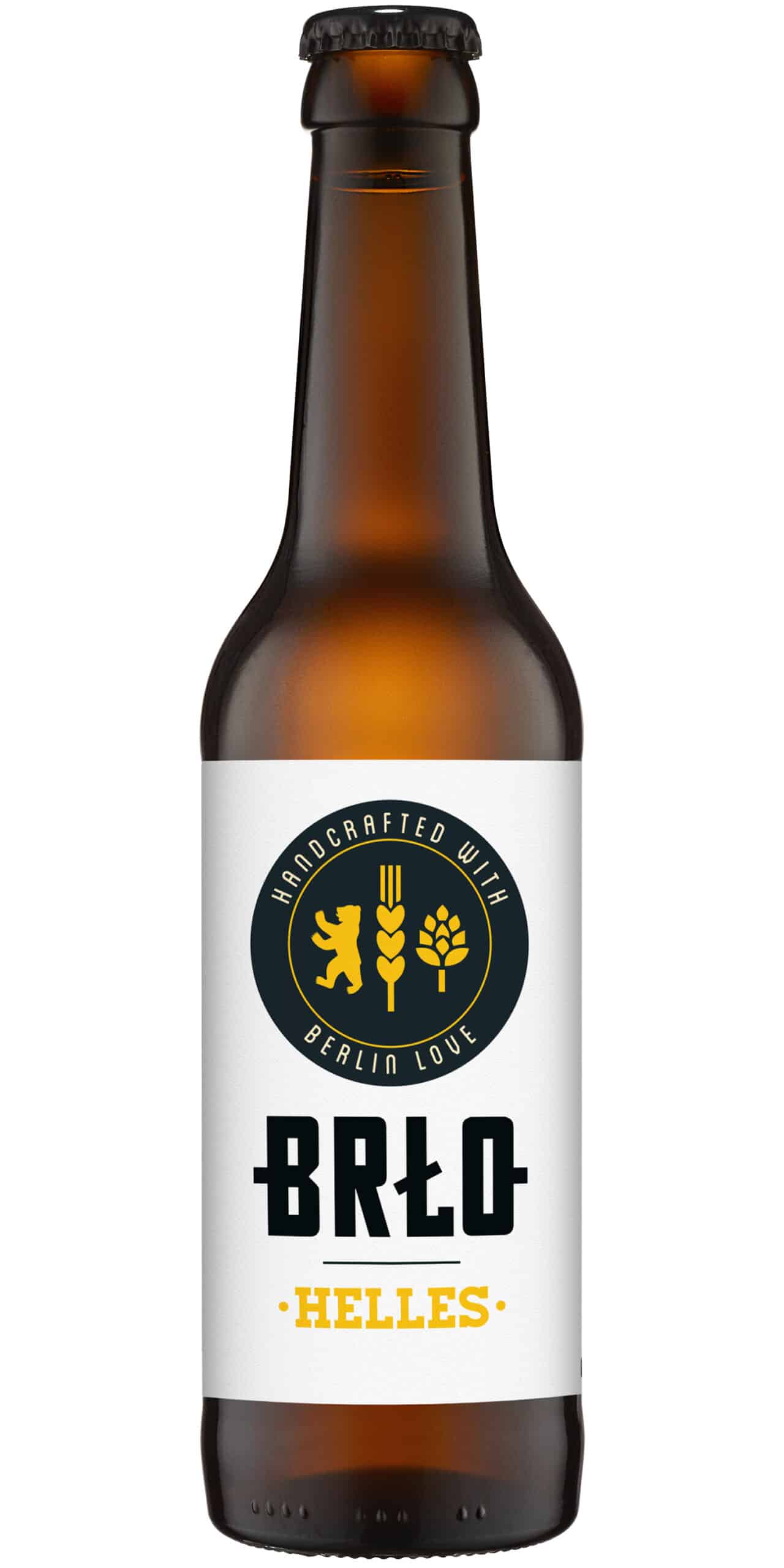 BRLO Helles 5% vol. 24 x 33 cl BRLO Helles 5% vol. 24 x 33 cl