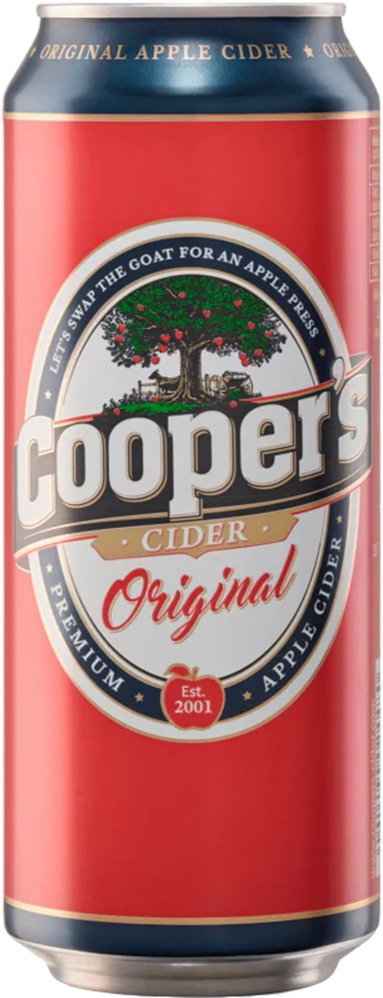 Coopers Original Cider 4% - Lattina da 50 cl
