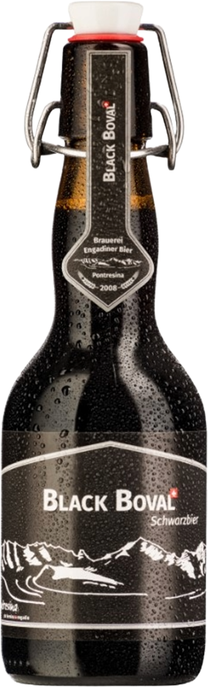 Engadiner Black Boval 4.4% - 20 x 33 cl Bügel