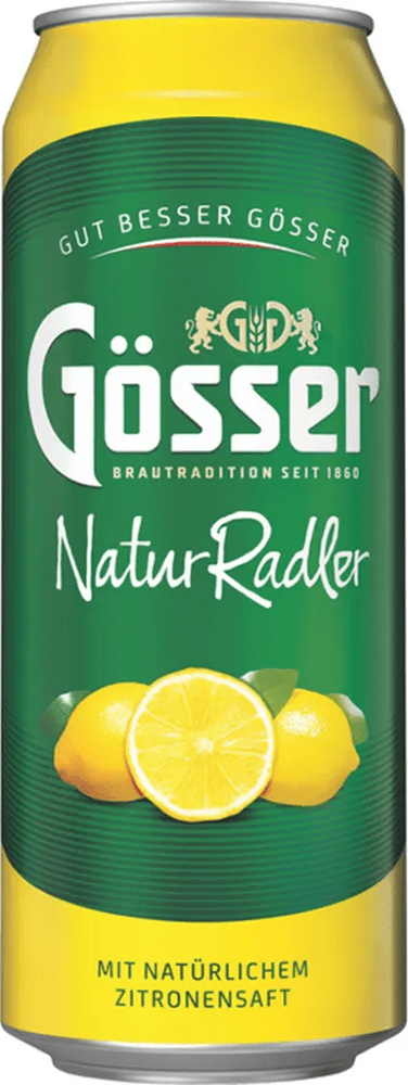 Gösser NaturRadler 2% - 24 x 50 cl Dose