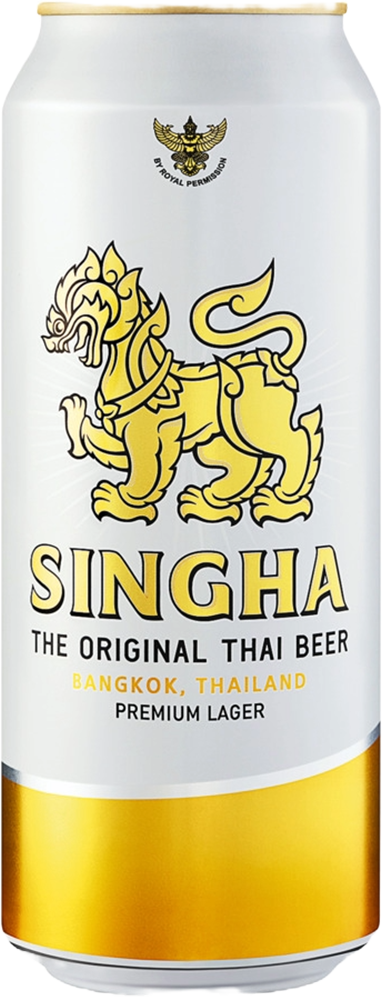 Singha Premium Lager 5% - 12 x 49 cl Dose