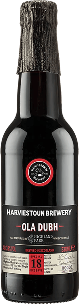 Harviestoun Ola Dubh 18 ans 8% - 12 x 33 cl Harviestoun Ola Dubh 18 ans 8% - 12 x 33 cl