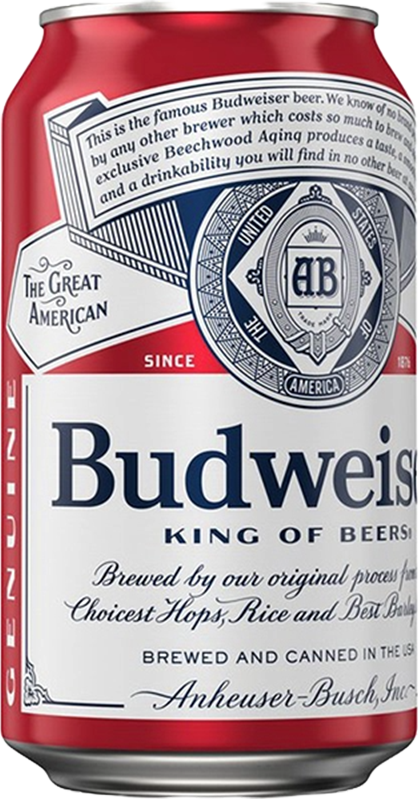 Budweiser Lager 5% - 30 x 35,5 cl Dose