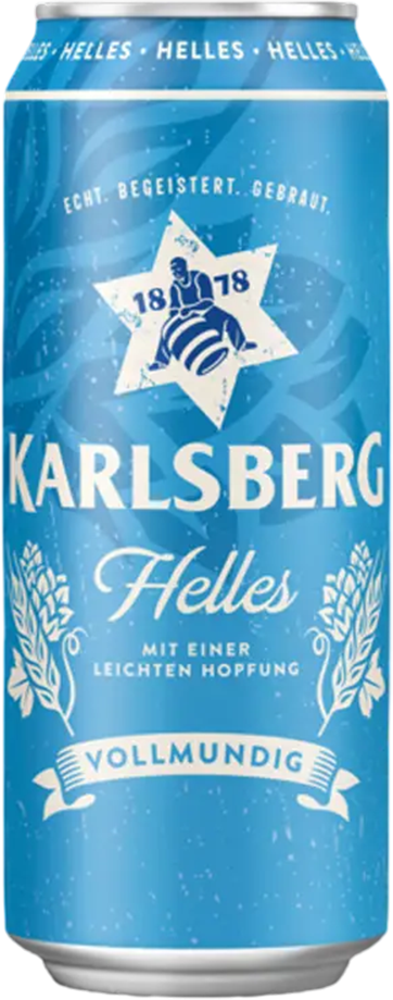 Karlsberg Helles 5% - 50 cl Can