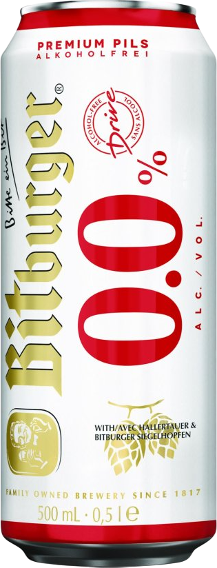 Bitburger Pils Alkoholfrei - 24 x 50 cl Dose Bitburger Pils Alkoholfrei - 24 x 50 cl Dose
