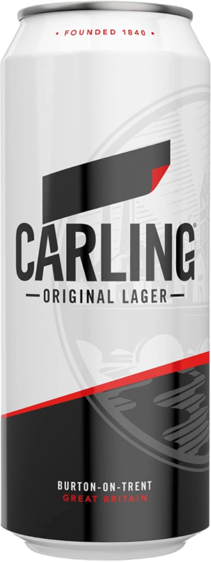 Carling Original Lager 4% - 24 x 50 cl boîte Carling Original Lager 4% - 24 x 50 cl boîte