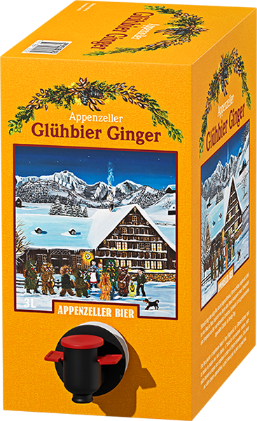 Appenzeller Glühbier Ginger 6% - 3 Liter Bag