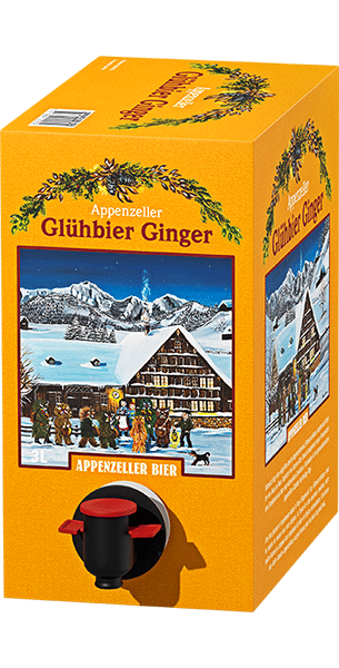 Appenzeller Glühbier Ginger 6% - 3 Liter Box