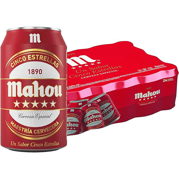 Mahou 5 Star 5.5% - 28 x 33 cl Dose