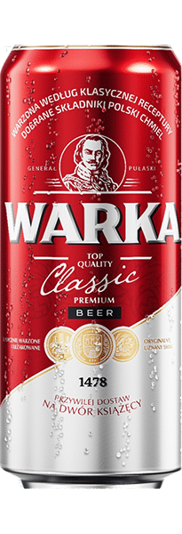 Warka Classic Lager 5,2% - 24 x 50 cl Dose