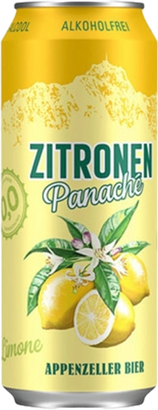 Appenzeller Zitronen Panaché Alkoholfrei - 6 x 50 cl Dose