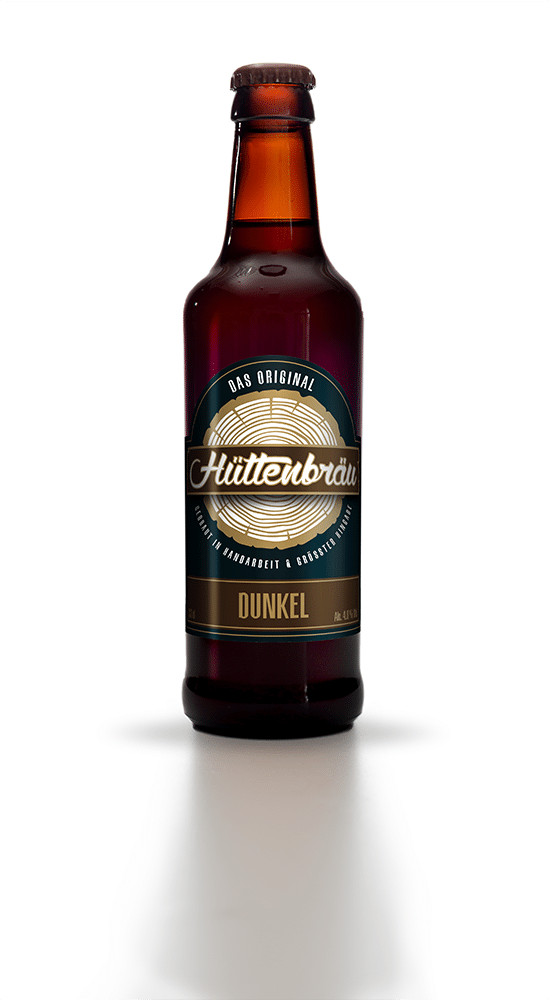 Hüttenbräu Dunkel 4,8% Vol. 24 x 33 cl