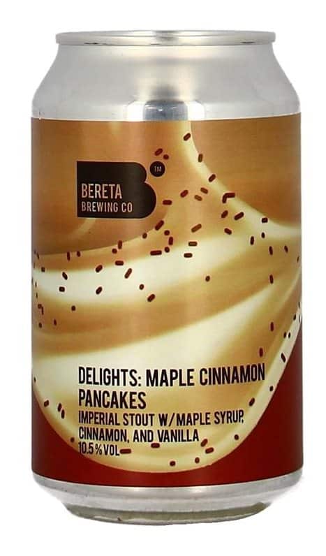 Bereta Delights Maple Cinnamon Pancakes 10.5% - 24 x 33 cl Dose