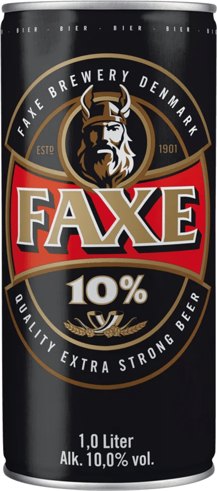 Faxe Extra Strong 10% - 12 x 100 cl canette Faxe Extra Strong 10% - 12 x 100 cl canette