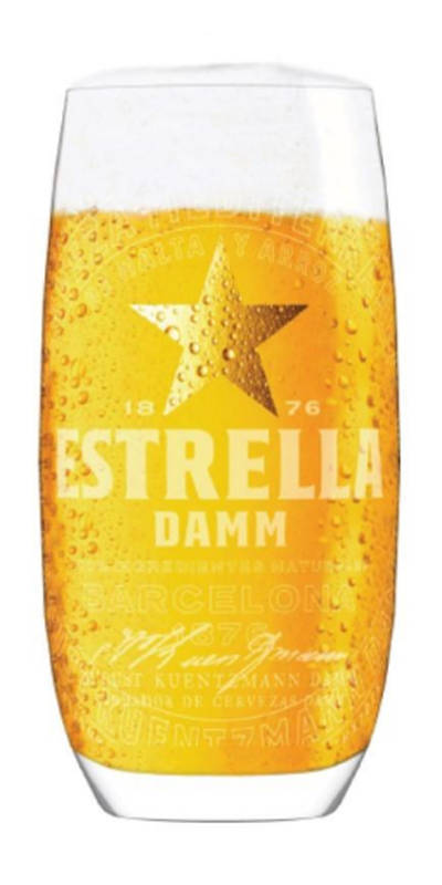 Estrella Damm Glas 6 x 25 cl