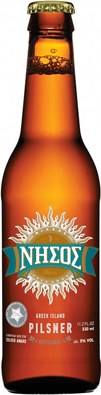 Nissos Pilsner 5% - 24 x 33 cl Nissos Pilsner 5% - 24 x 33 cl