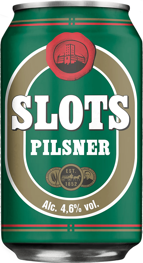 Slots Pilsner 4,6% vol. 24 x 33 cl canette Danemark Slots Pilsner 4,6% vol. 24 x 33 cl canette Danemark