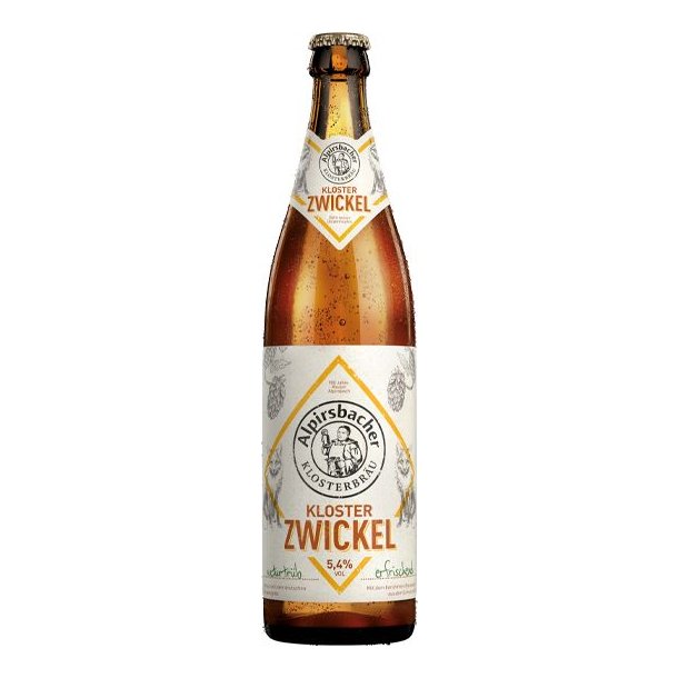 Alpirsbacher Klosterbräu Zwickel 5.4% - 20 x 50 cl MW Alpirsbacher Klosterbräu Zwickel 5.4% - 20 x 50 cl MW