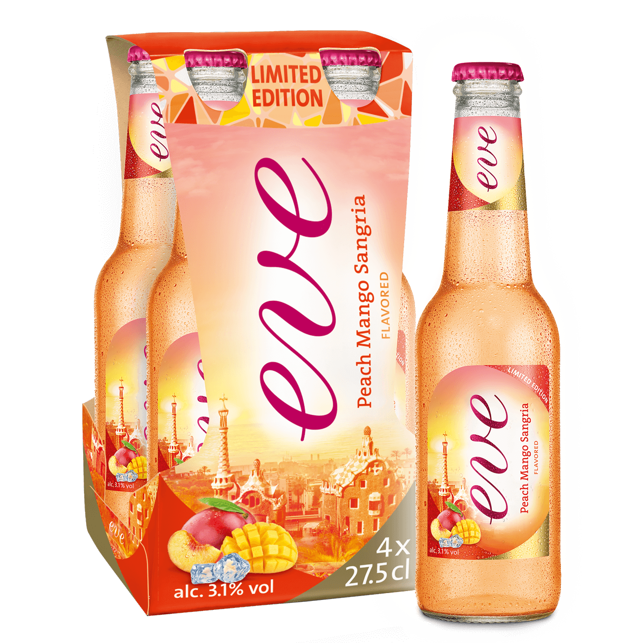 Eve Peach Mango Sangria 3,1% Vol. 24 x 27,5 cl