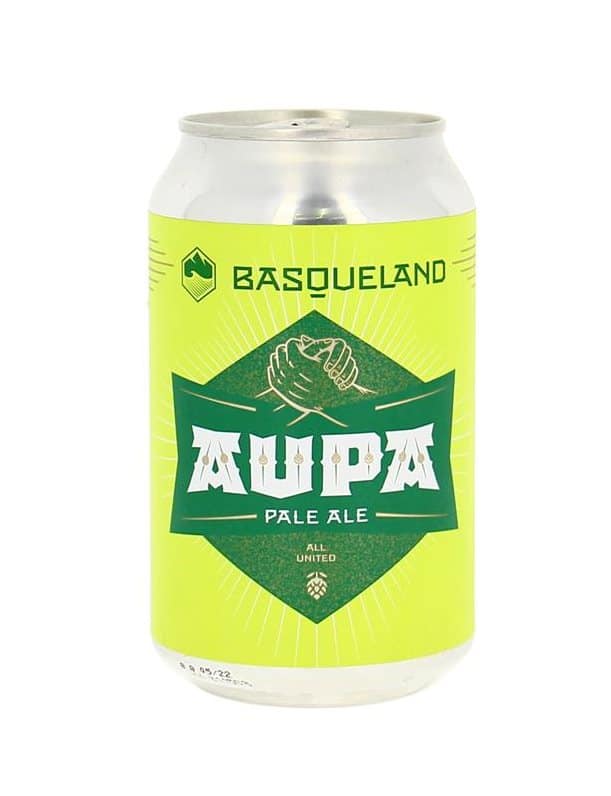 Basqueland Bier Aupa Pale Ale 5,3% Vol. 24 x 33 cl Dose Spanien