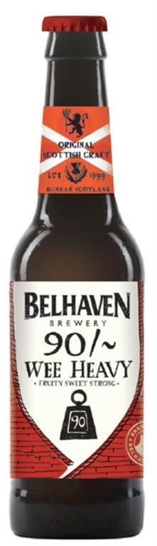 Belhaven 90 Wee Heavy Ale 7,4% - 12 x 33 cl Belhaven 90 Wee Heavy Ale 7,4% - 12 x 33 cl