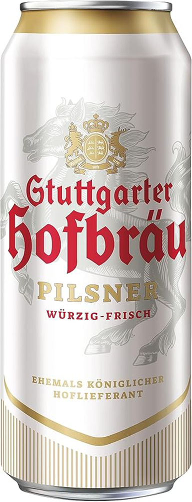 Stuttgarter Hofbräu Pilsner 4.9% - 24 x 50 cl canette Stuttgarter Hofbräu Pilsner 4.9% - 24 x 50 cl canette