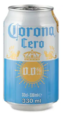 Corona Cero Alkoholfrei - 24 x 33 cl Dose Corona Cero Alkoholfrei - 24 x 33 cl Dose