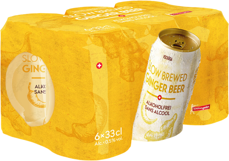 Schützengarten Ginger Beer alkoholfrei - 33 cl Dose