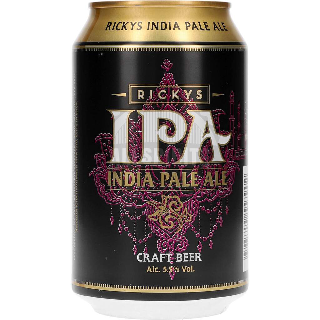 Rickys India Pale Ale Bier 5,5% Vol. 24 x 33 cl Dose Schweden Rickys India Pale Ale Bier 5,5% Vol. 24 x 33 cl Dose Schweden