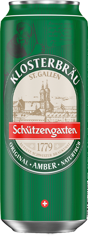 Schützengarten St. Galler Klosterbräu 5.2% - 6 x 50 cl Dose