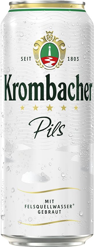 Krombacher Pils 4.8% - lattina da 50 cl