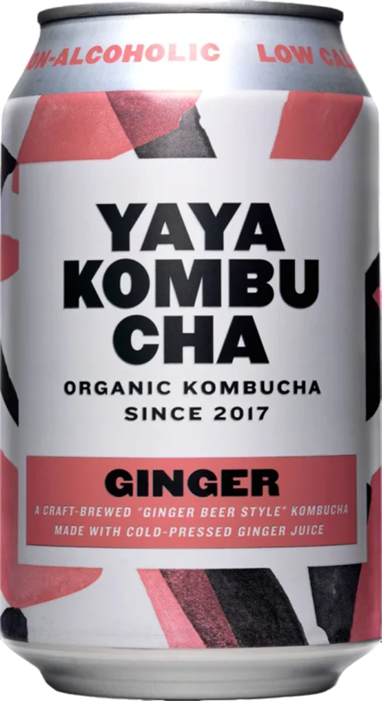 Yaya Kombucha Gingembre - Canette 33 cl