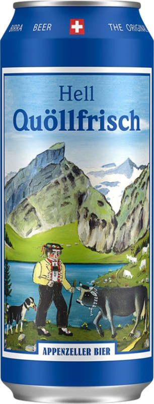 Appenzeller Quöllfrisch Hell 4.8% - 6 x 50 cl Dose Appenzeller Quöllfrisch Hell 4.8% - 6 x 50 cl Dose