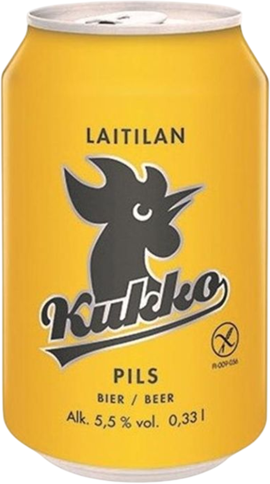 Kukko Pils Senza Glutine 5,5% - Lattina da 33 cl