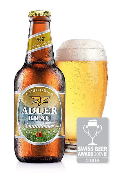 Adler Bräu Bière d'été 4,8% - 24 x 29 cl ( disponible de mai à septembre ) Adler Bräu Bière d'été 4,8% - 24 x 29 cl ( disponible de mai à septembre )