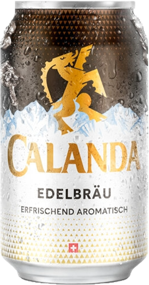 Calanda Edelbräu 5.2% - 24 x 33 cl Dose Calanda Edelbräu 5.2% - 24 x 33 cl Dose