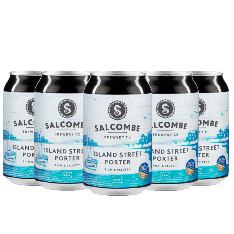 Bière Salcombe Island Street Porter 5,9% vol. 12 x 33 cl canette Angleterre Bière Salcombe Island Street Porter 5,9% vol. 12 x 33 cl canette Angleterre