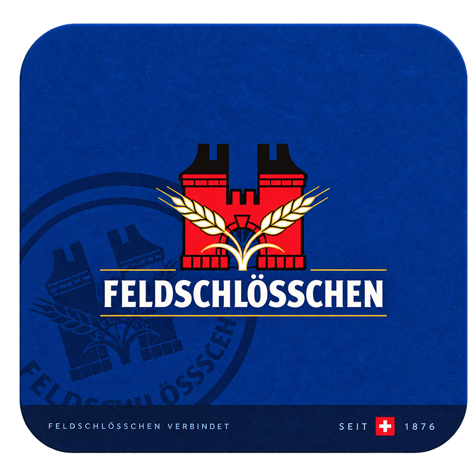 Feldschlösschen Bierdeckel - 100 Stück