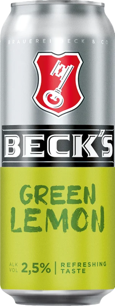 Becks Green Lemon 2,5% - ##packaging## x 50 cl lattina