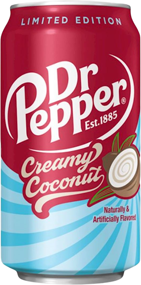 Dr. Pepper Creamy Coconut USA  - 35.5 cl Dose