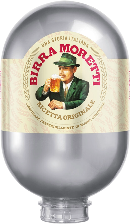 Birra Moretti Lager Blade Tank - 8 litres Birra Moretti Lager Blade Tank - 8 litres