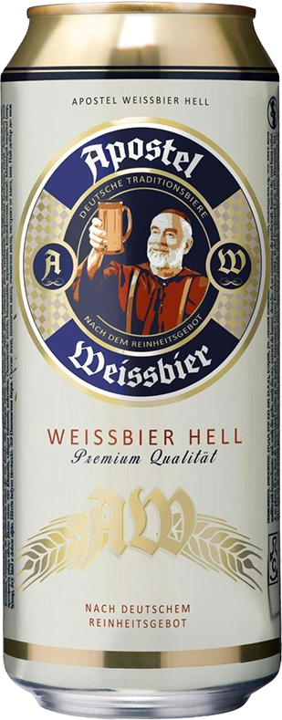 Apostel Weissbier Hell 5.3% - 24 x 50 cl canette Apostel Weissbier Hell 5.3% - 24 x 50 cl canette