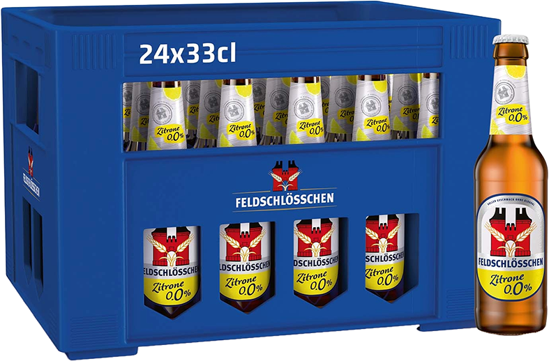 Feldschlsschen Zitrone Alkoholfrei 24er Harasse 33 cl