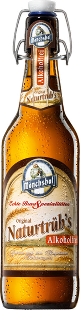 Mönchshof Naturtrüb alkoholfrei - 50 cl Bügel
