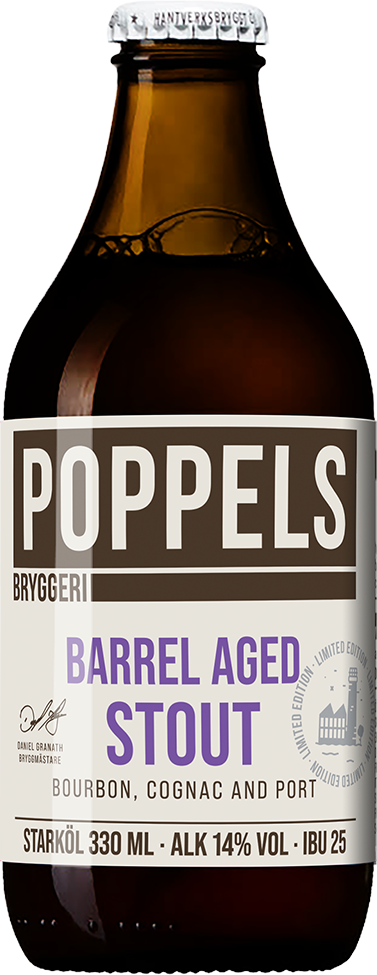 Poppels Barrel Aged Stout 14% - 33 cl