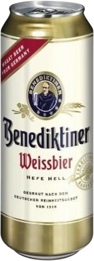 Benediktiner Weissbier 5.4% - 50 cl Dose
